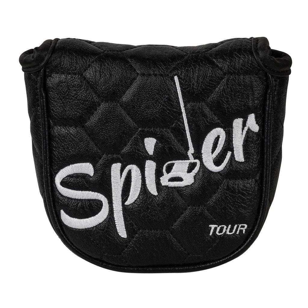 White PU Spider Square Putter Head Cover