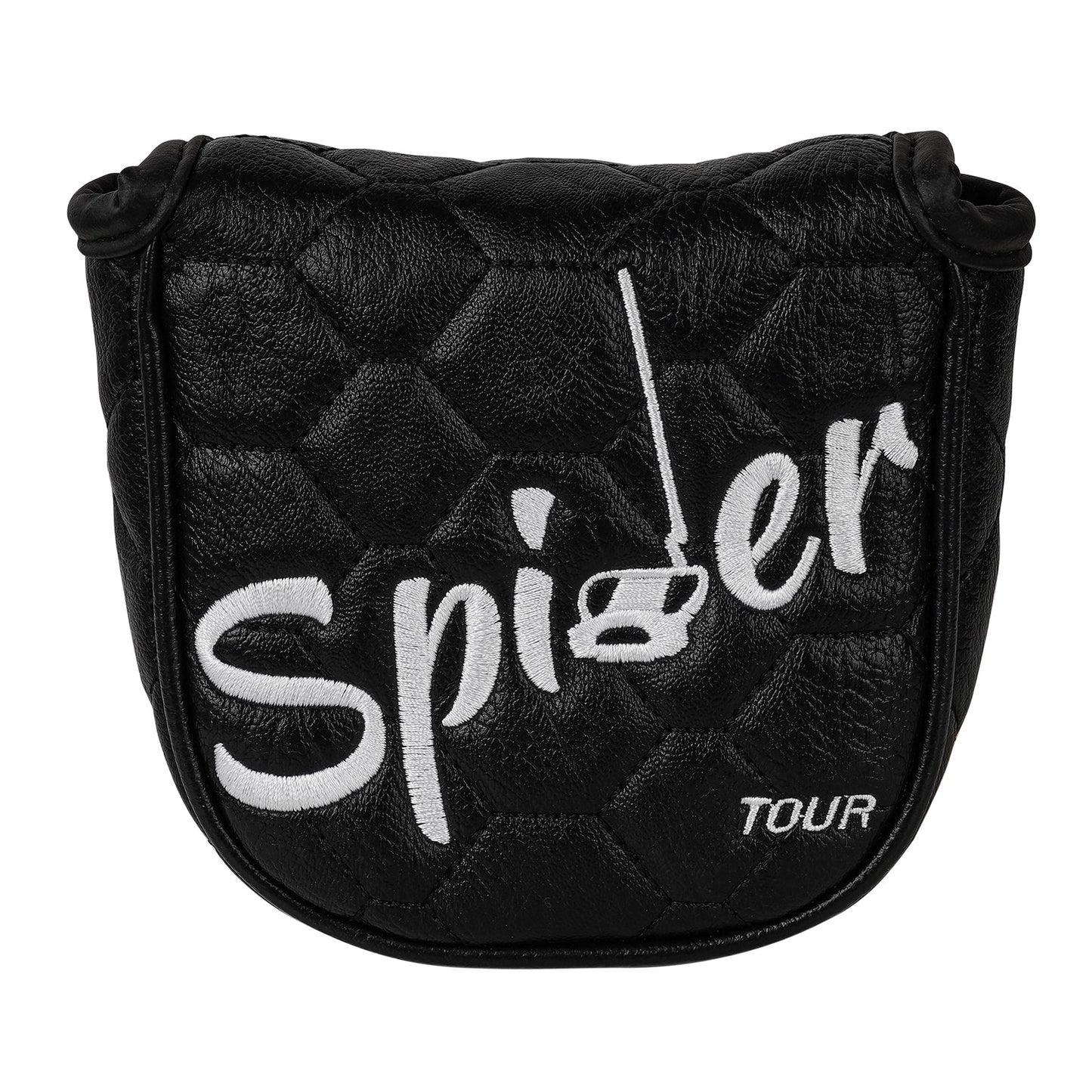 White PU Spider Square Putter Head Cover