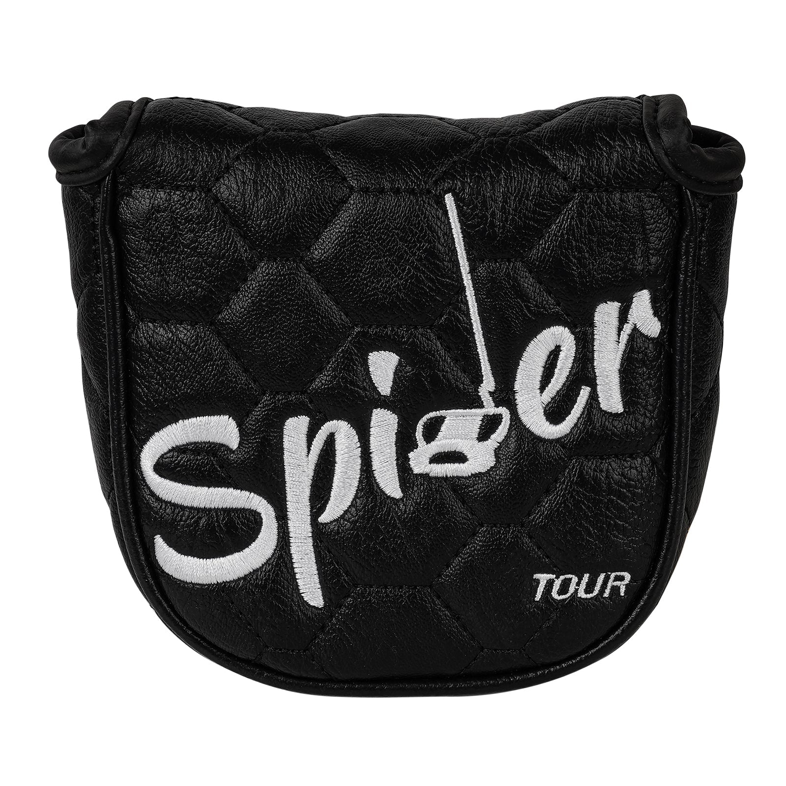 White PU Spider Square Putter Head Cover