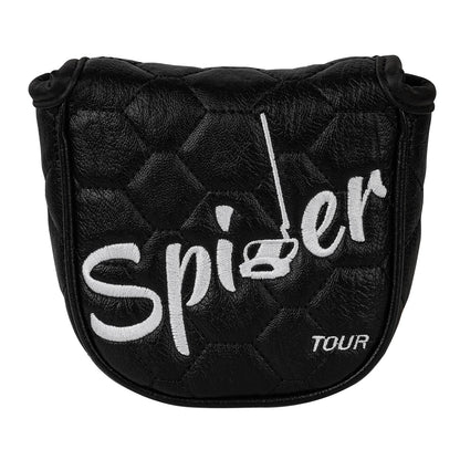 White PU Spider Square Putter Head Cover