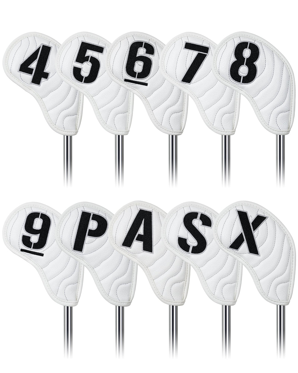 White Map Texture Iron Cover 10pcs£¨4-9,P,A,S,X£©