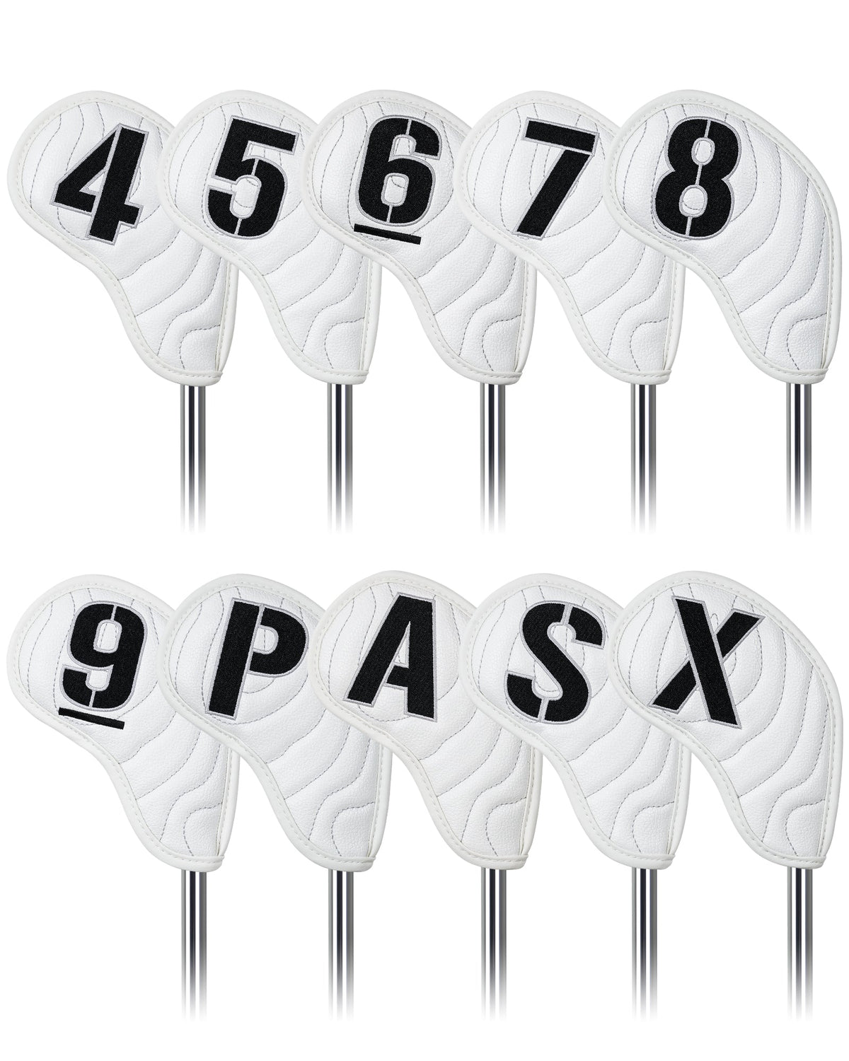 White Map Texture Iron Cover 10pcs£¨4-9,P,A,S,X£©
