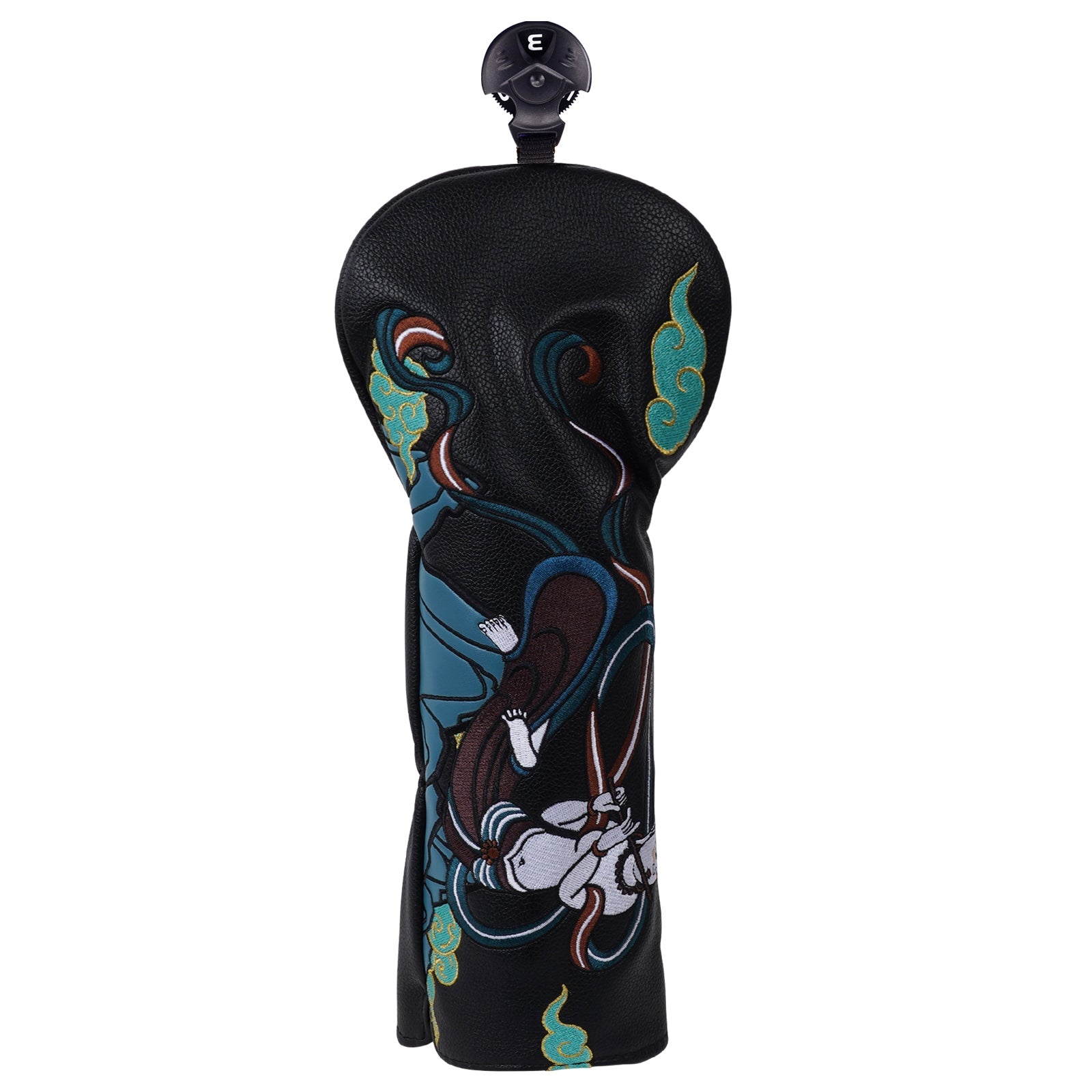 Black Dunhuang Driver Head Cover Set