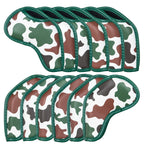 Camouflage Golf Iron Head Cover Set