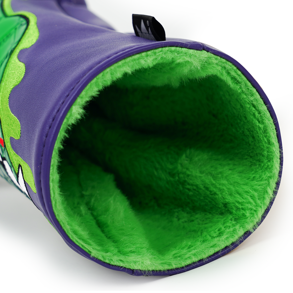 Alligator Purple Leather Driver Headcover