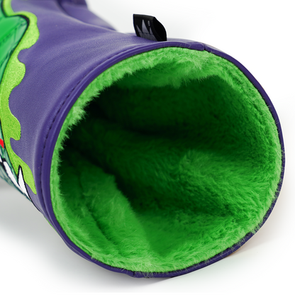 Alligator Purple Leather Driver Headcover