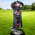 Black Saw Cry Series Embroidered Wooden Head Cover Sets