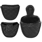 White Black Diamond Litchi Pattern Putter Headcover