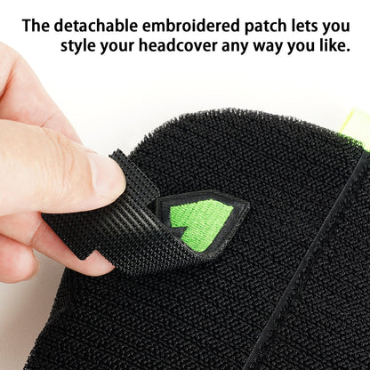 Hook-and-loop Embroidered Patches Driver Head Cover