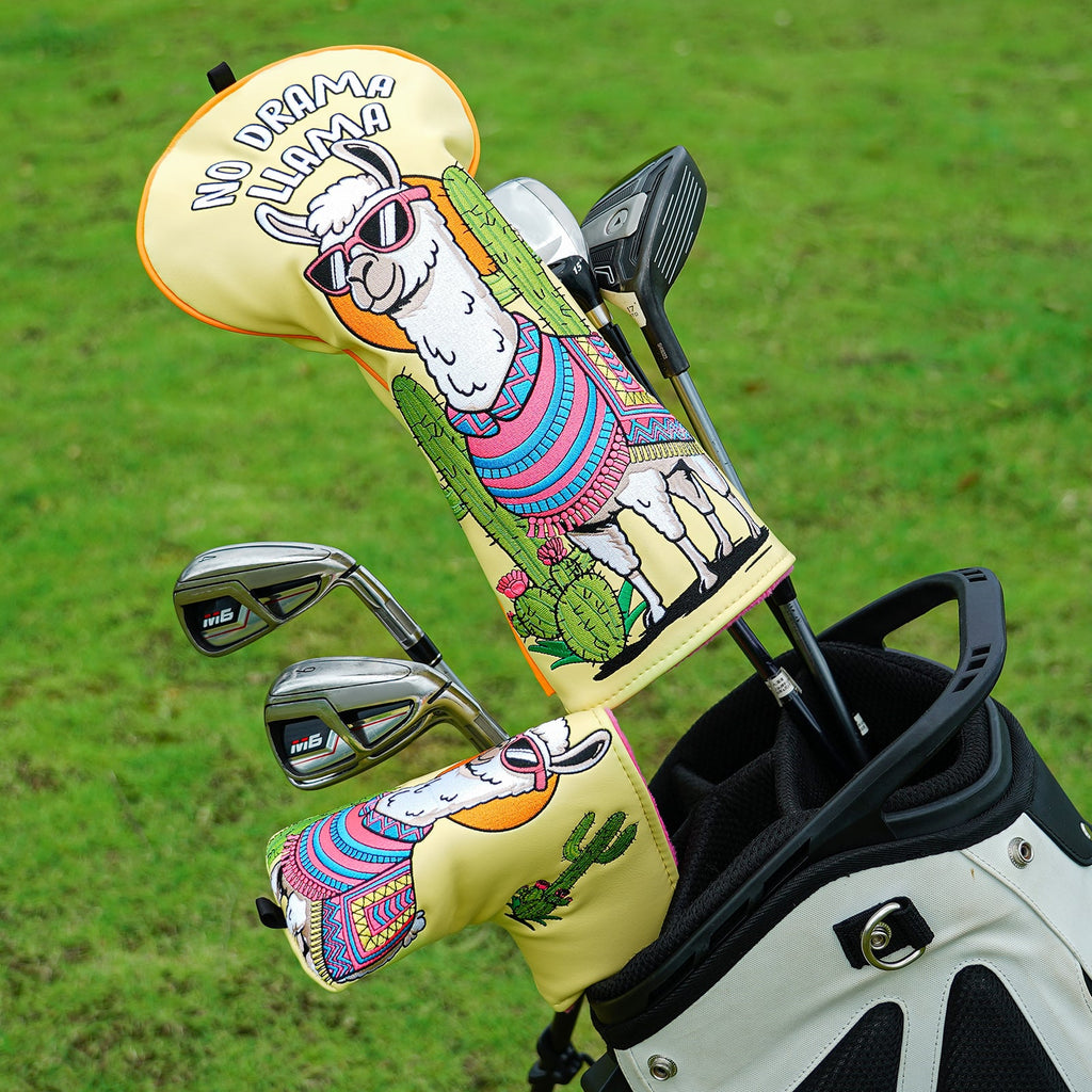 Yellow Llama Blade Putter Headcover