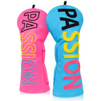 Pink Blue Passion Driver Golf Head Cover