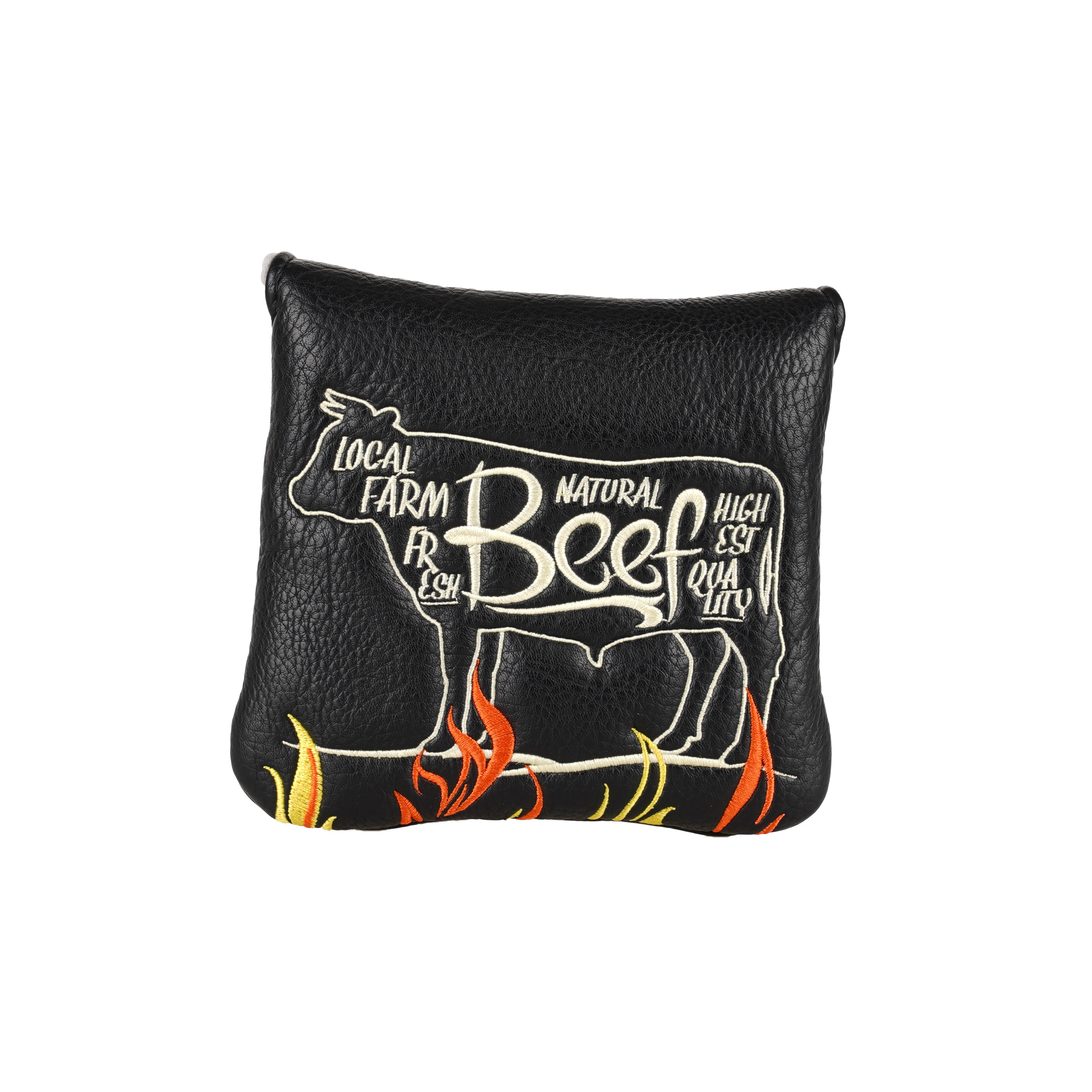 Black Cow Beef Square Putter Head Cover