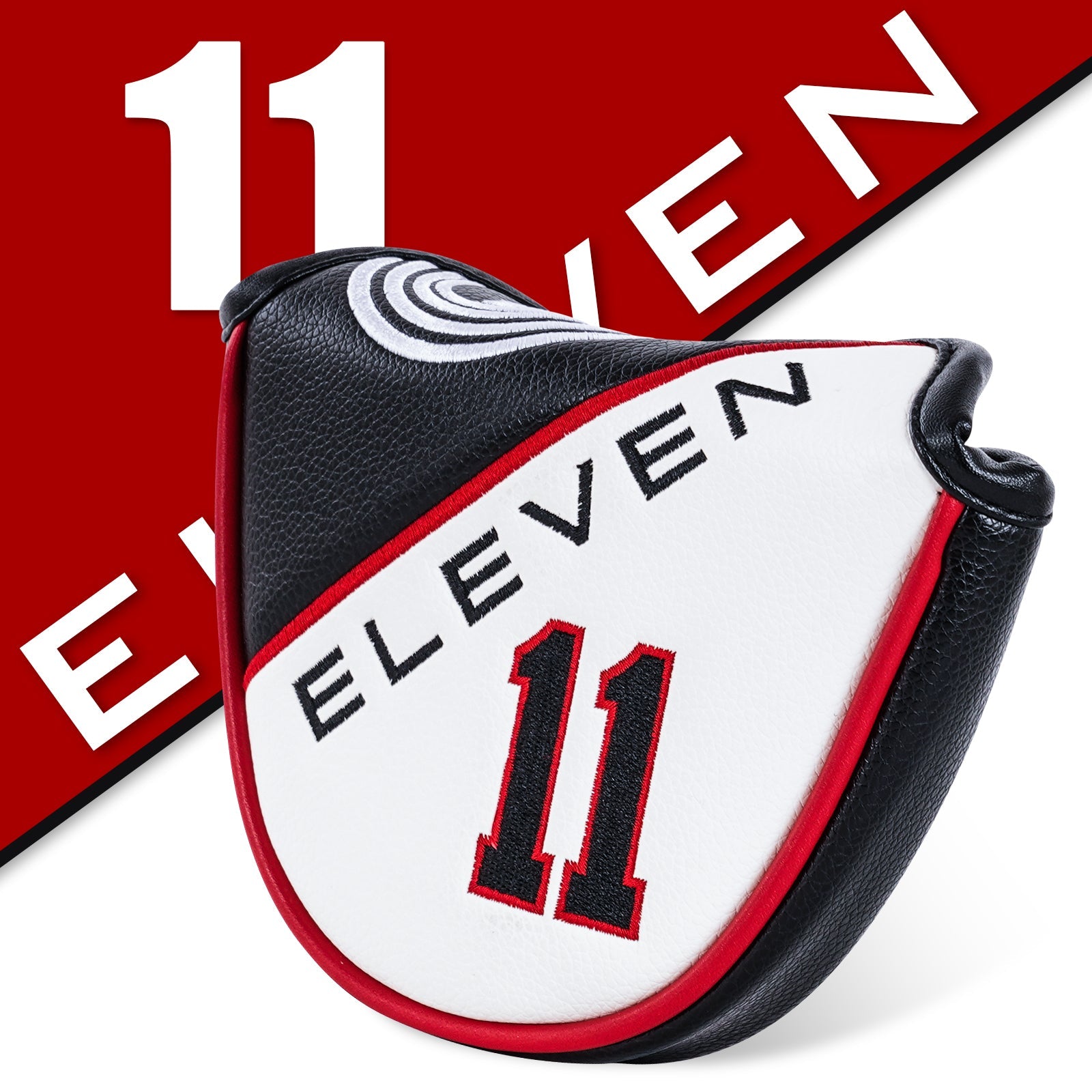 Black& White Mallet Putter Head Cover