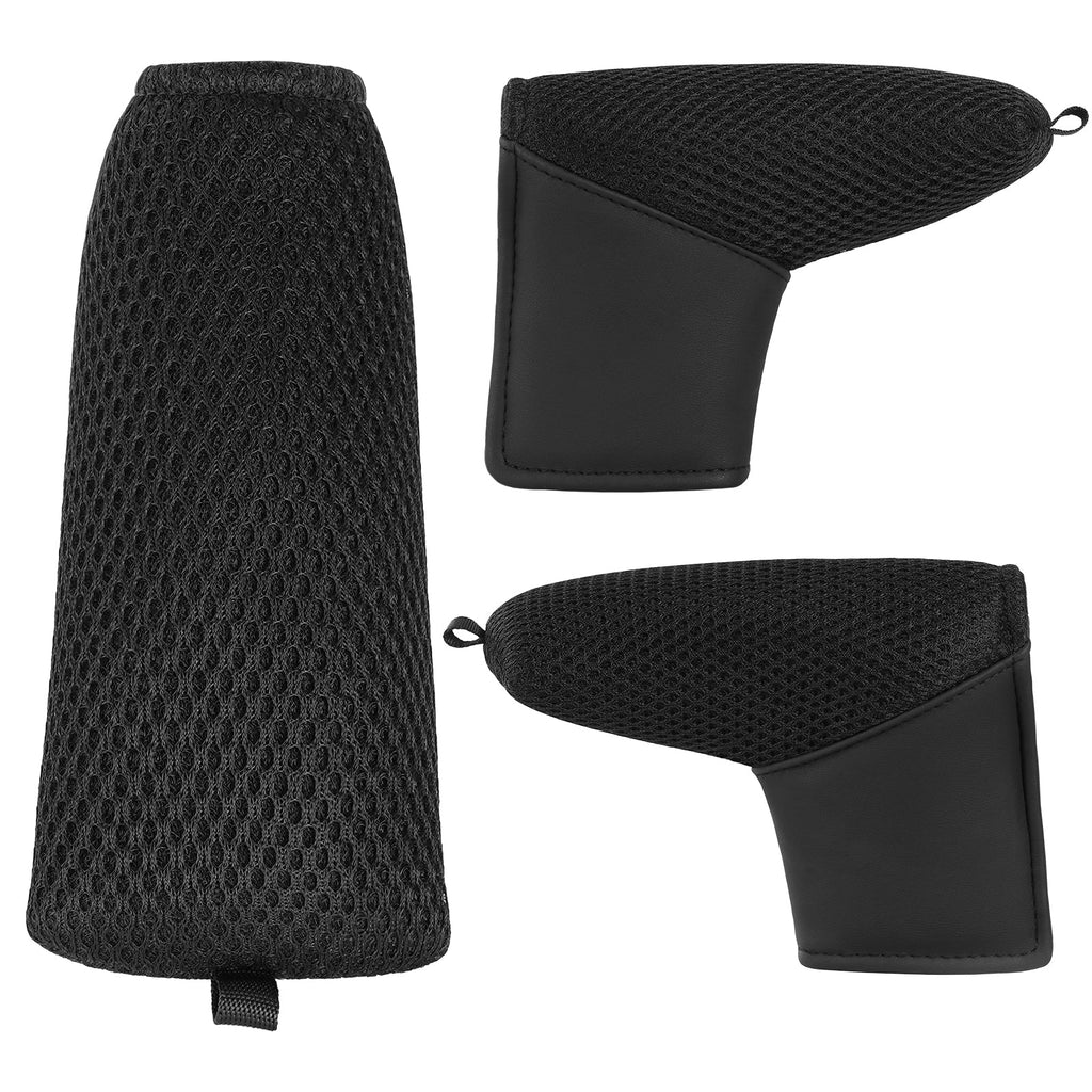 Black Mesh Blade Putter Head Cover