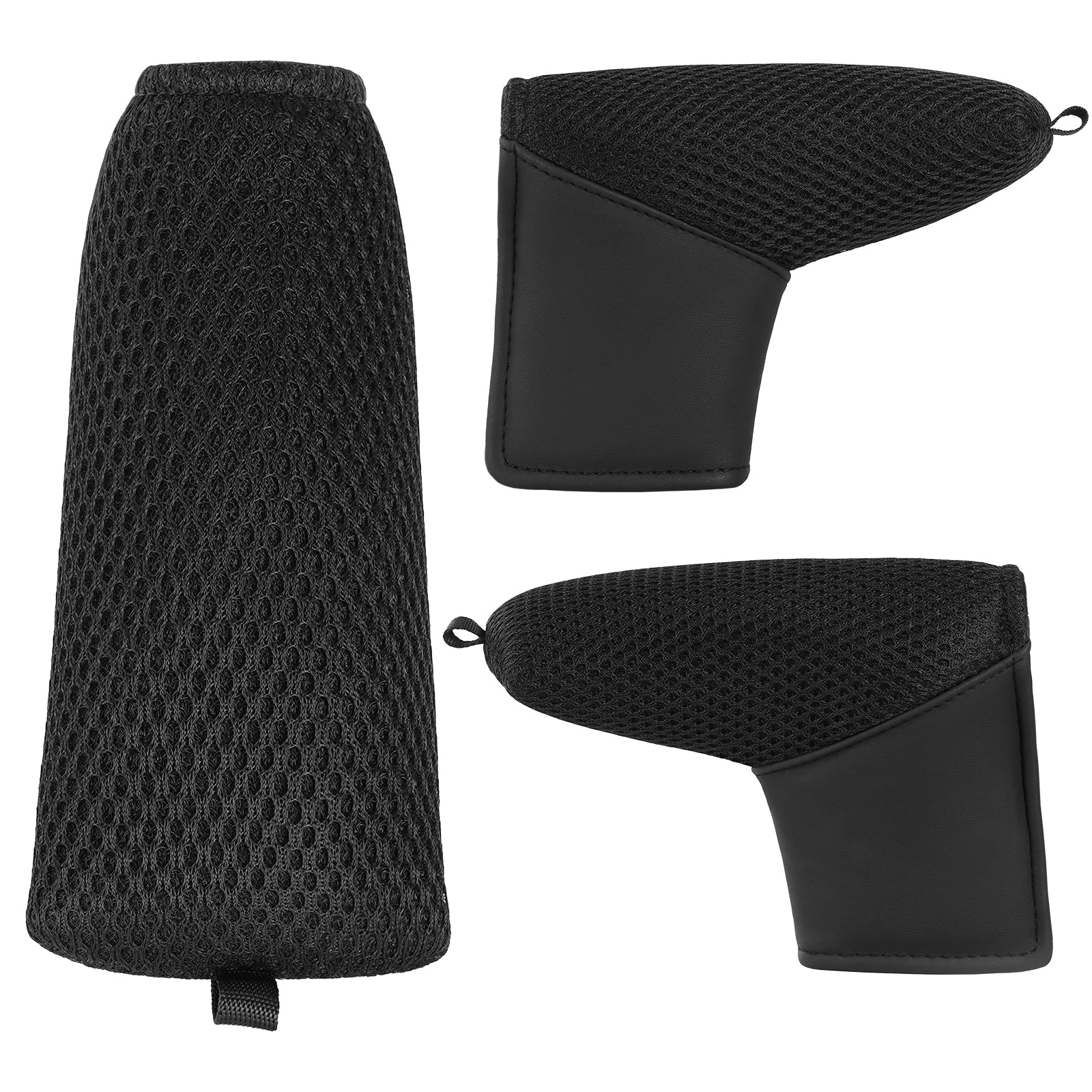 Black Mesh Blade Putter Head Cover