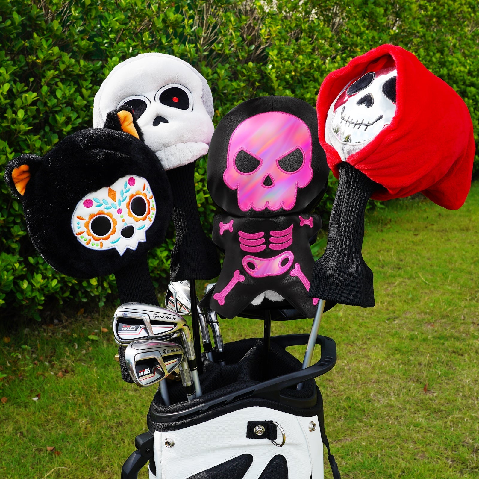 Pink Skull Animal Driver Head Cover