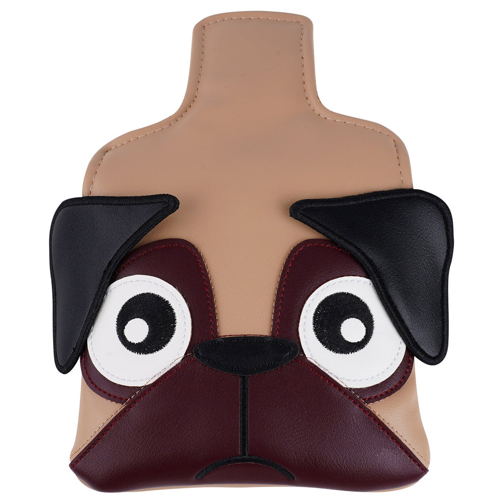 Brown Pug Square Putter Head Cover