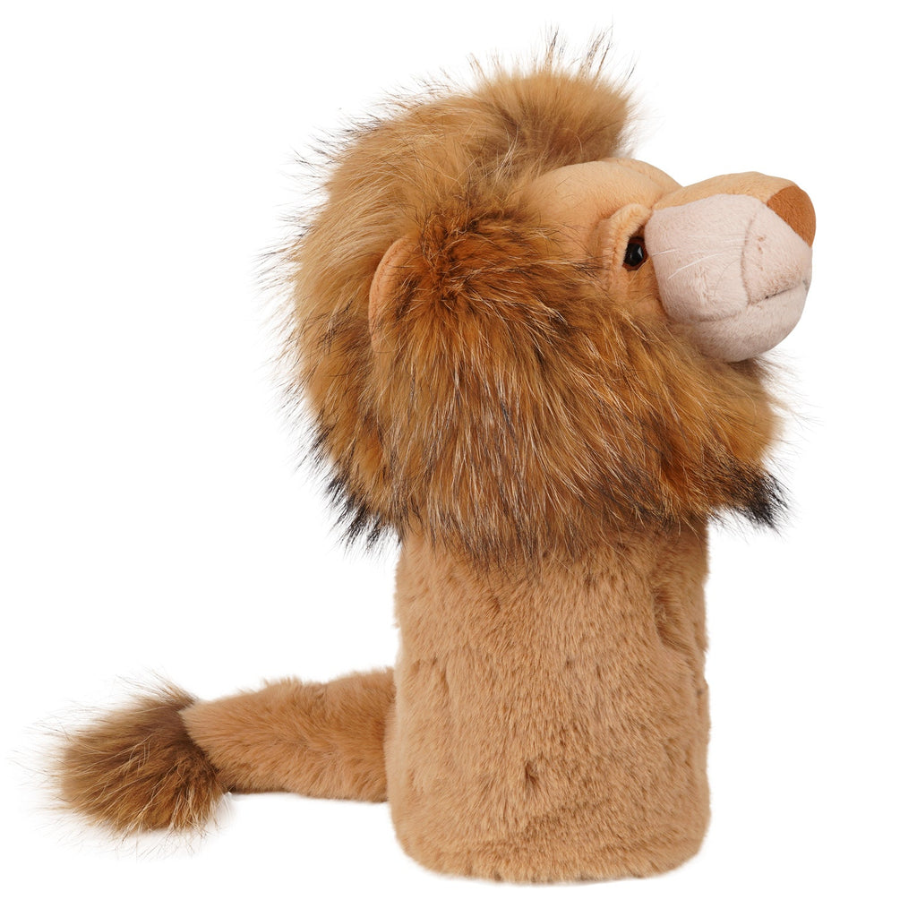 Lion Driver Real Hair Animal Head Cover
