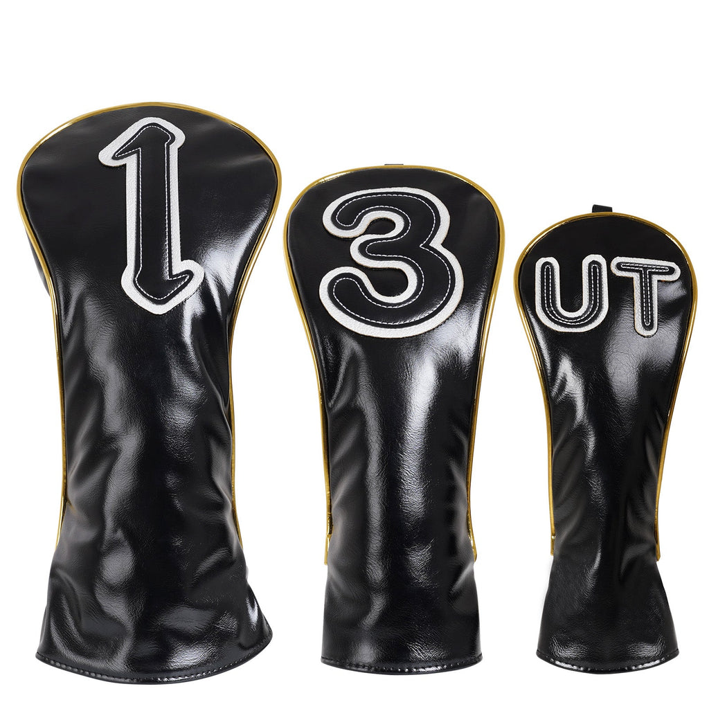 Black Gold Pipe Driver Head Cover Set