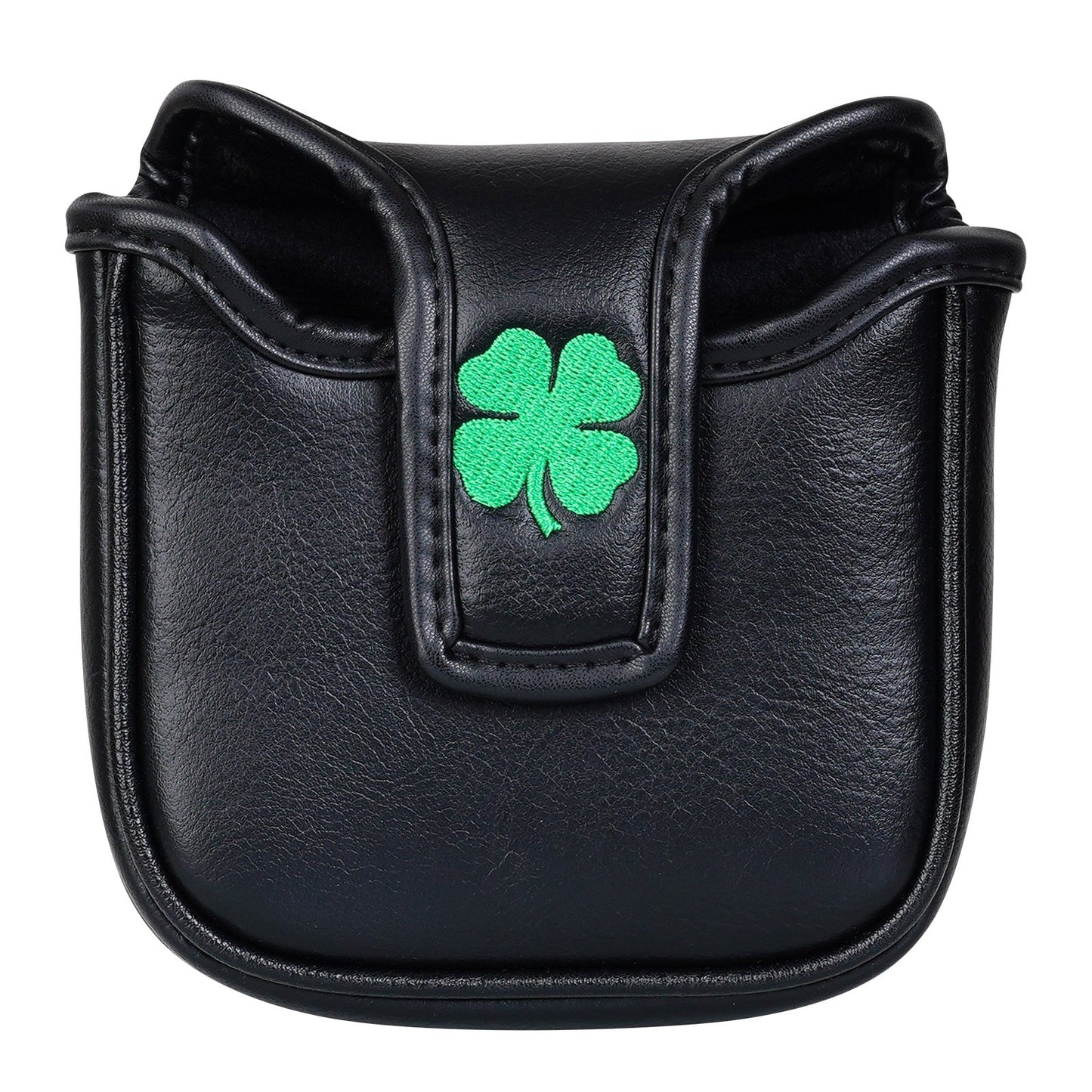 Black Green Luck Leaf Mallet Putter Head Cover