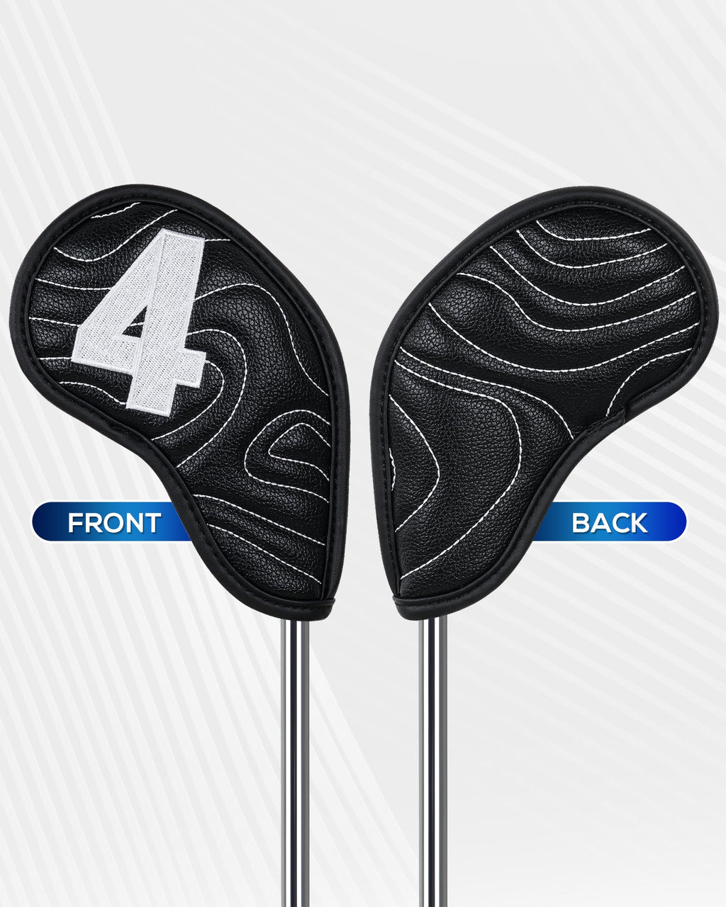 Black Map Texture Iron Cover 10pcs£¨4-9,P,A,S,X£©