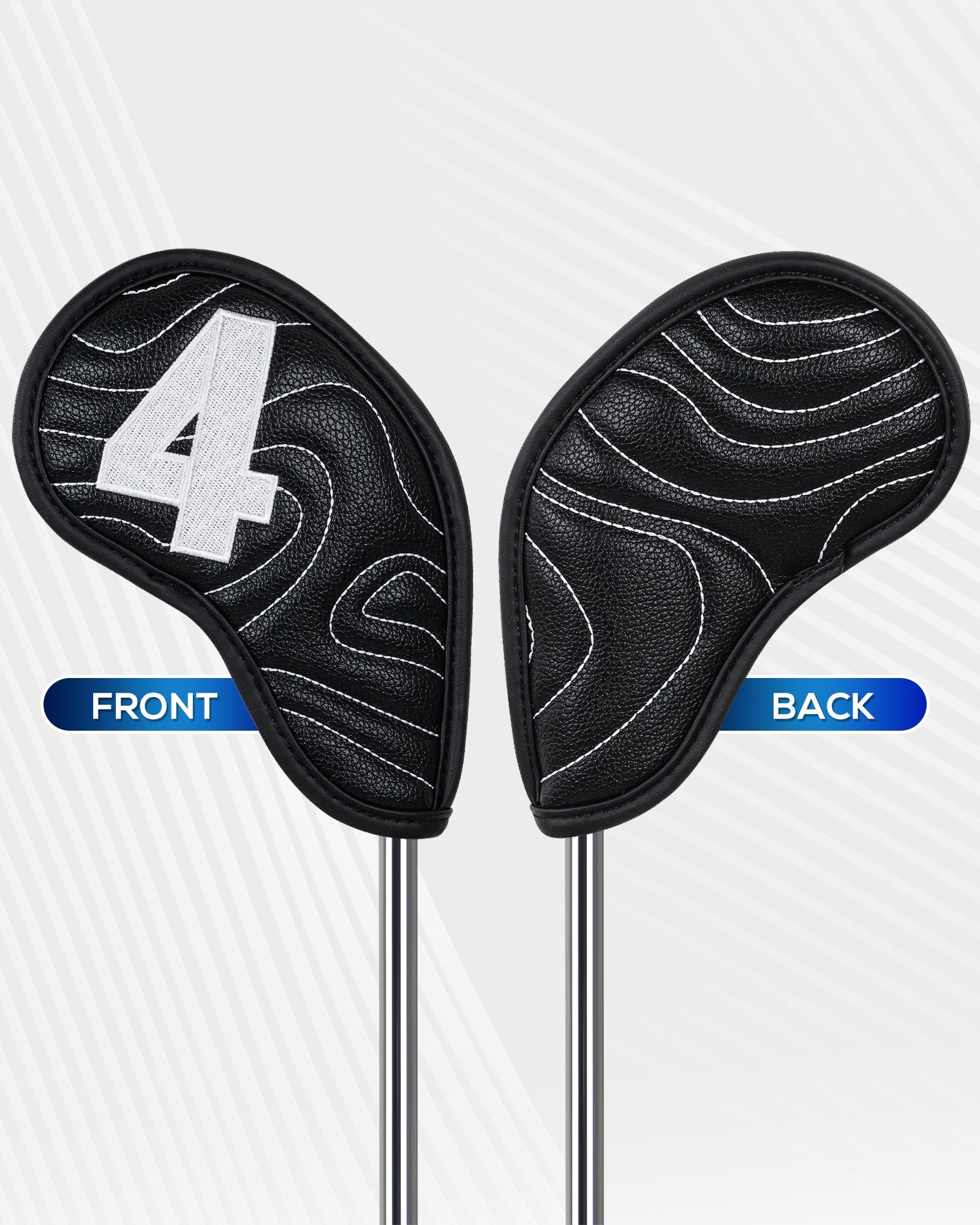 Black Map Texture Iron Cover 10pcs£¨4-9,P,A,S,X£©