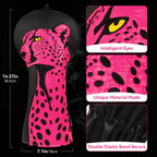 Pink Leopard Driver Golf Headcover