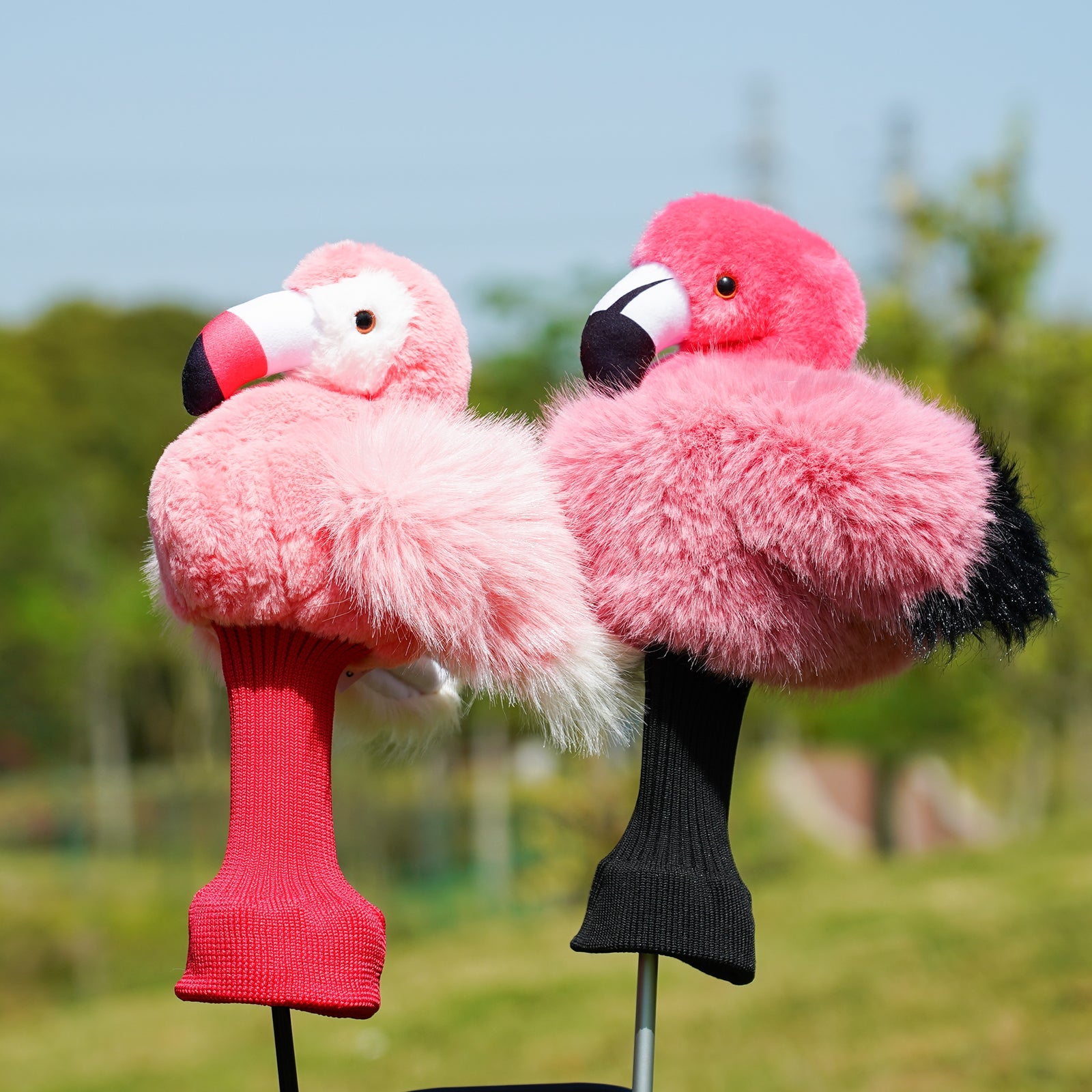 Pale Pink Flamingo Animal Golf Headcover