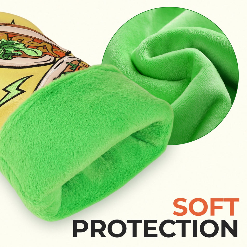 Yellow Hot Dog Golf Driver Putter Headcover