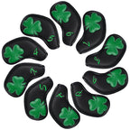 Green Clover Patch Iron Golf Head Cover