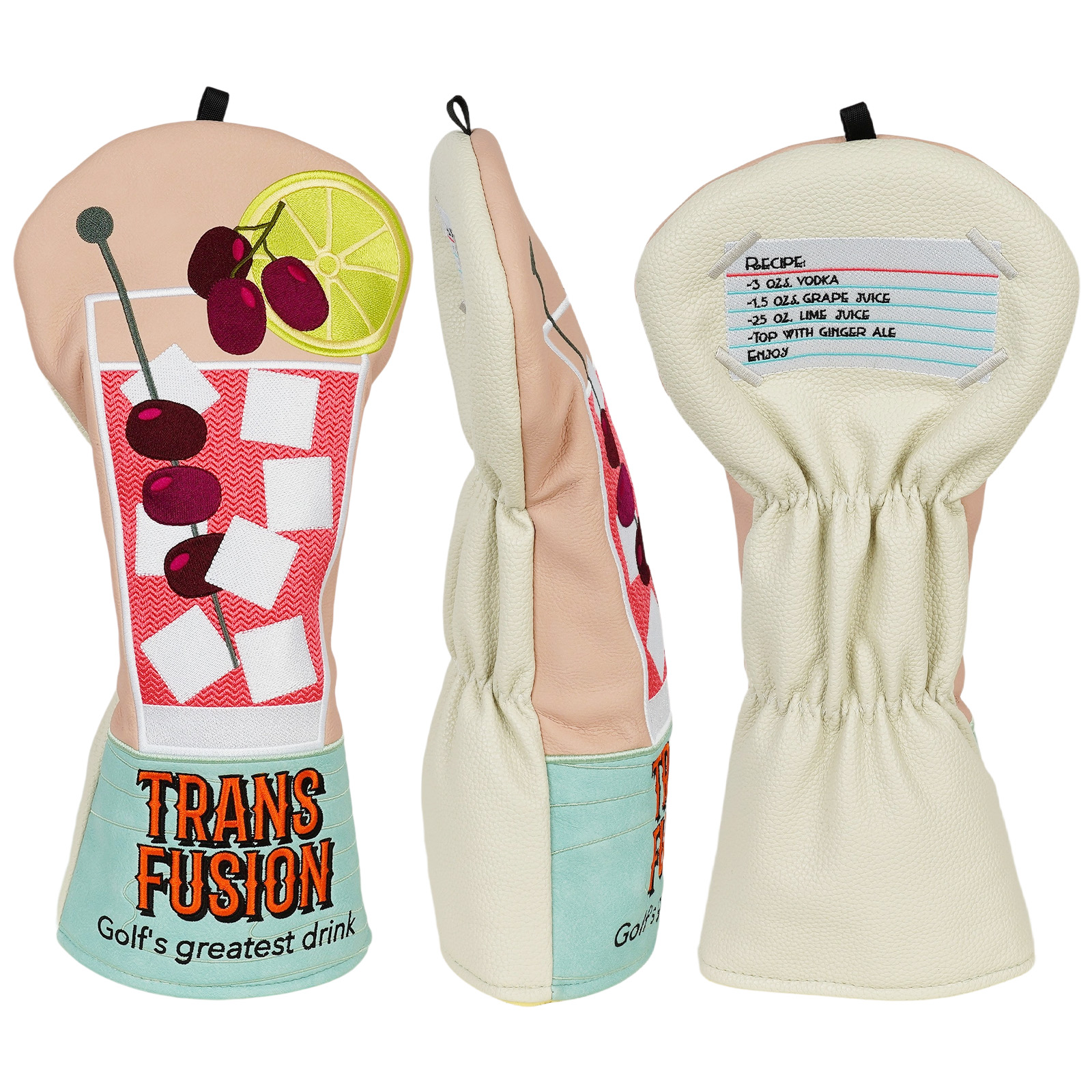 Pink Blood Transfusion Cocktail Driver Headcover