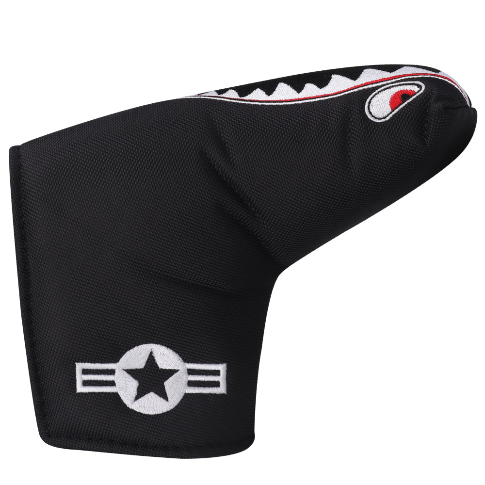 Black Oxford Shark Magnet Blade Putter Cover