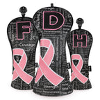 Prevention of Breast Cancer Driver Golf Head Cover