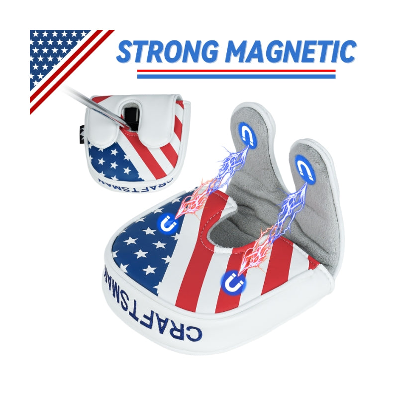 U.S. Flag LAB DF3 Magnetic Leather Putter Cover