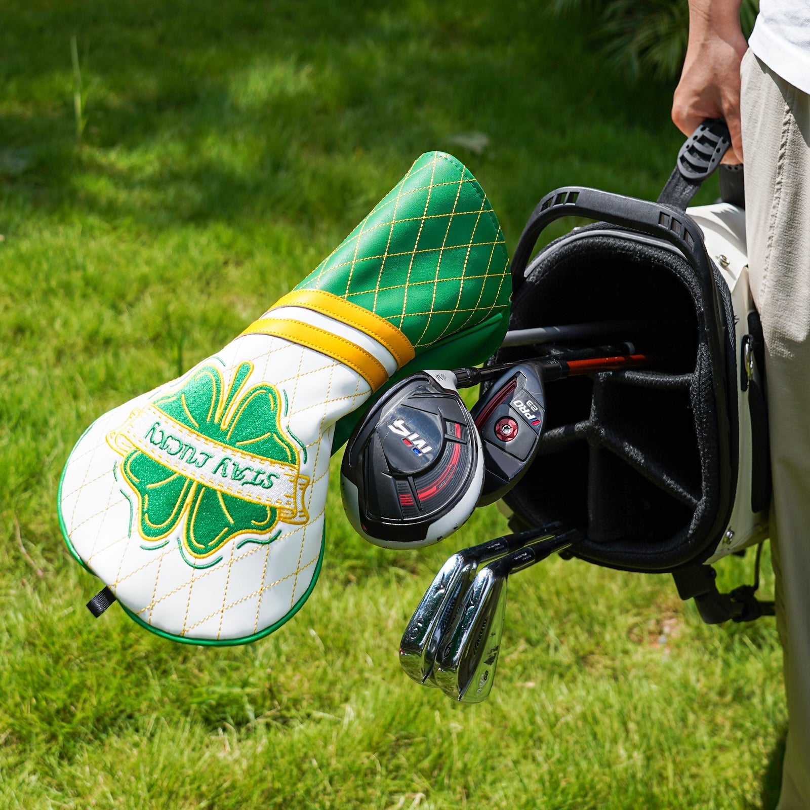 Rhombus Four-leaf Clover Driver Golf Headcover
