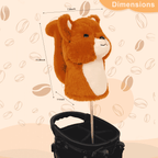 Squirrel Plush Golf Driver Head Cover