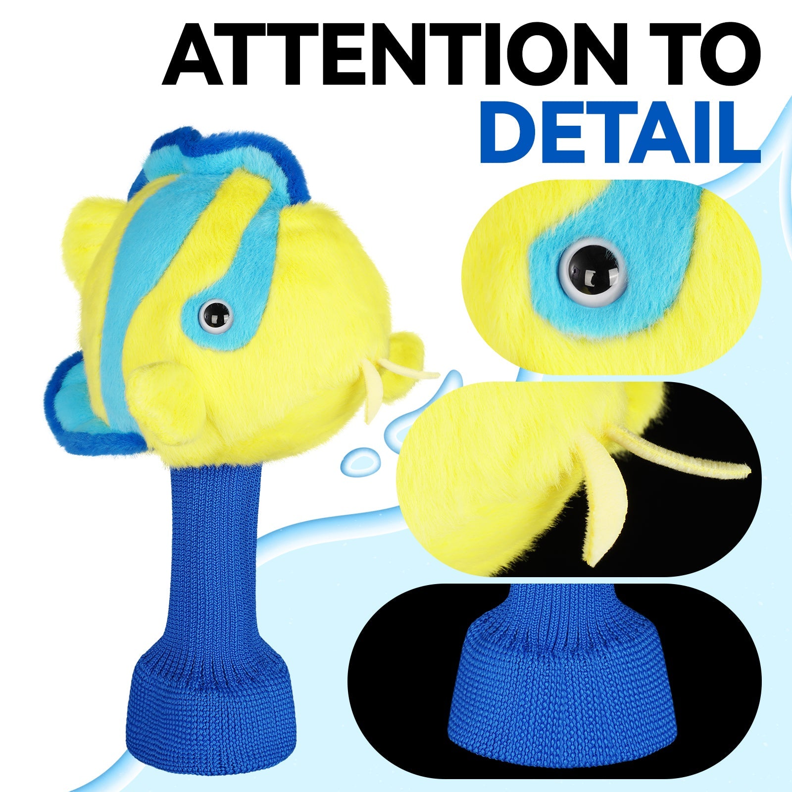 Blue Angelfish Animal Golf Headcover