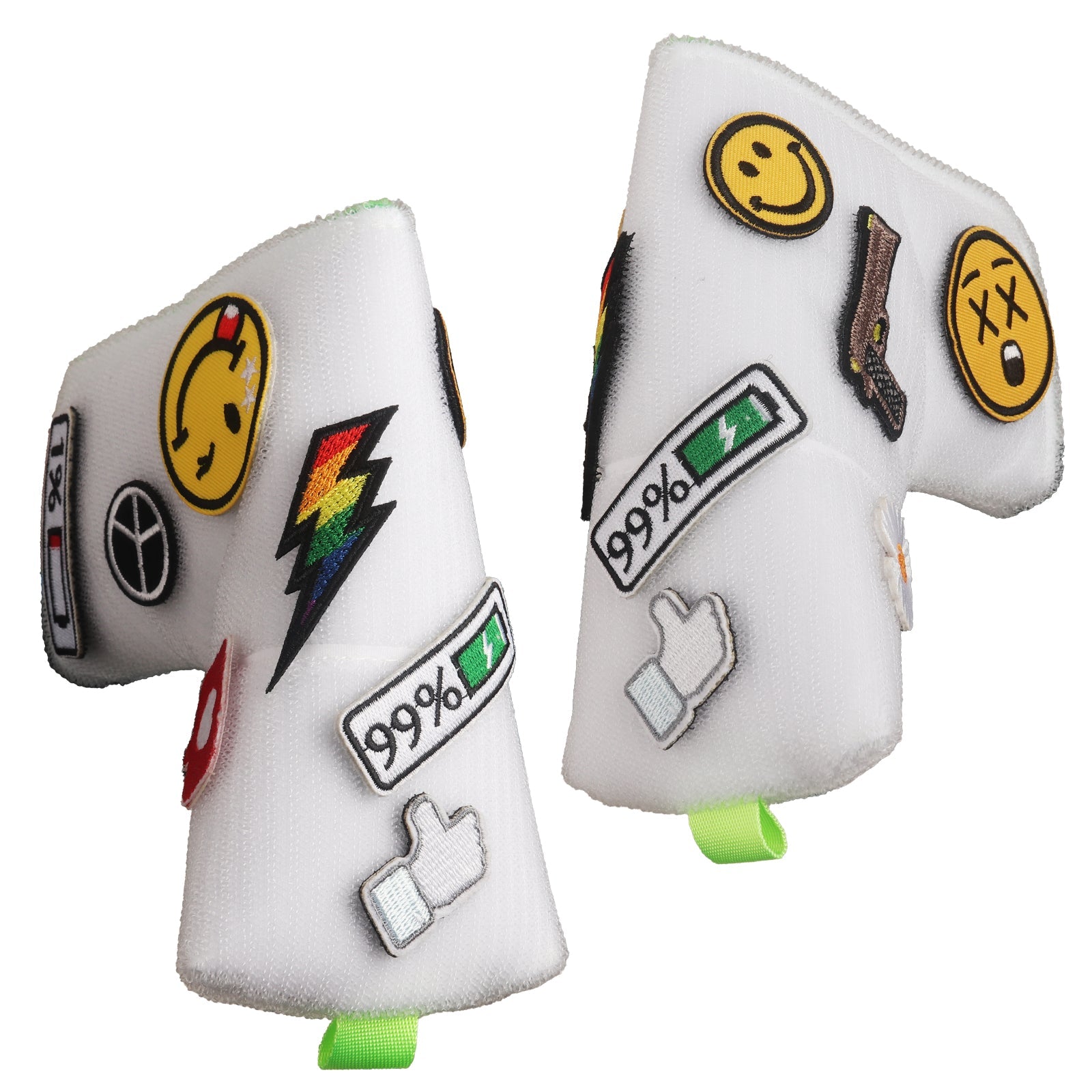 Hook-and-loop Embroidered Patches Blade Putter Cover