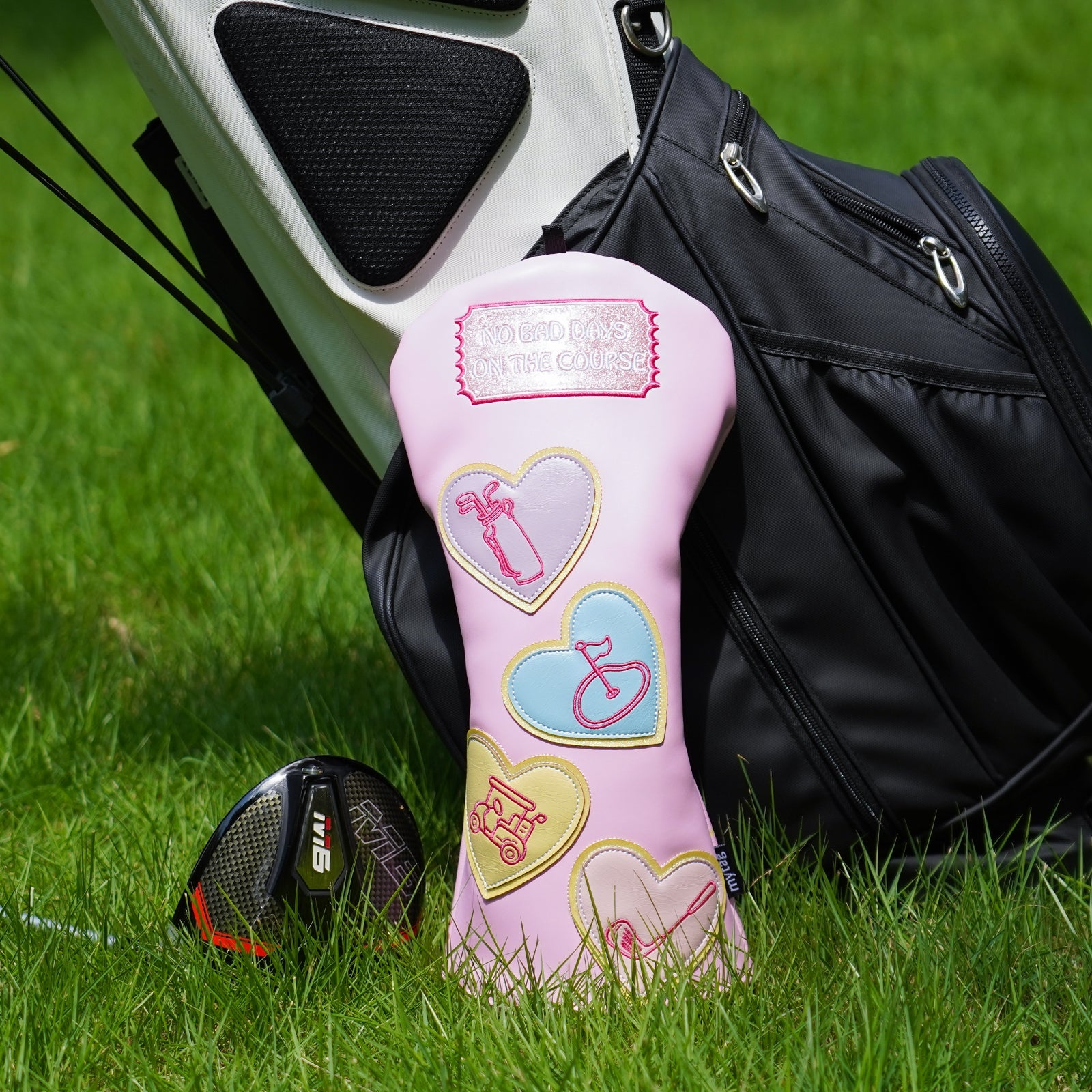 Pink Candy Color Driver Golf Headcover