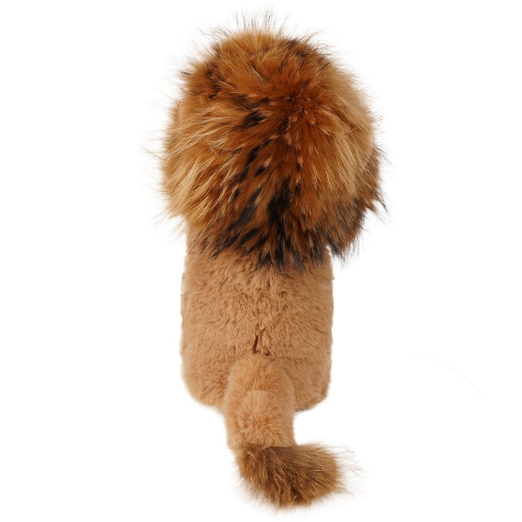 Lion Driver Real Hair Animal Head Cover