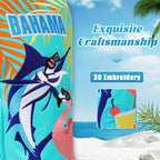 Blue PU bahama Driver Head Cover