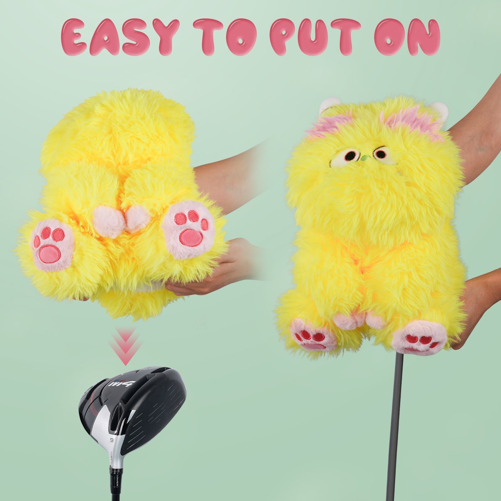 Little Monster Stuffed Animal Driver Golf Headcover