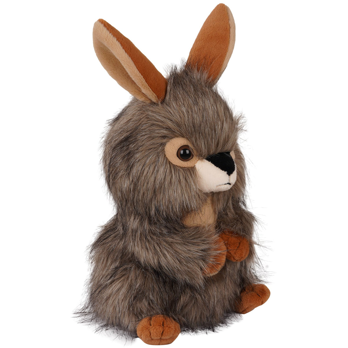 Cotton-Tailed Rabbit Plush Animal Head Cover