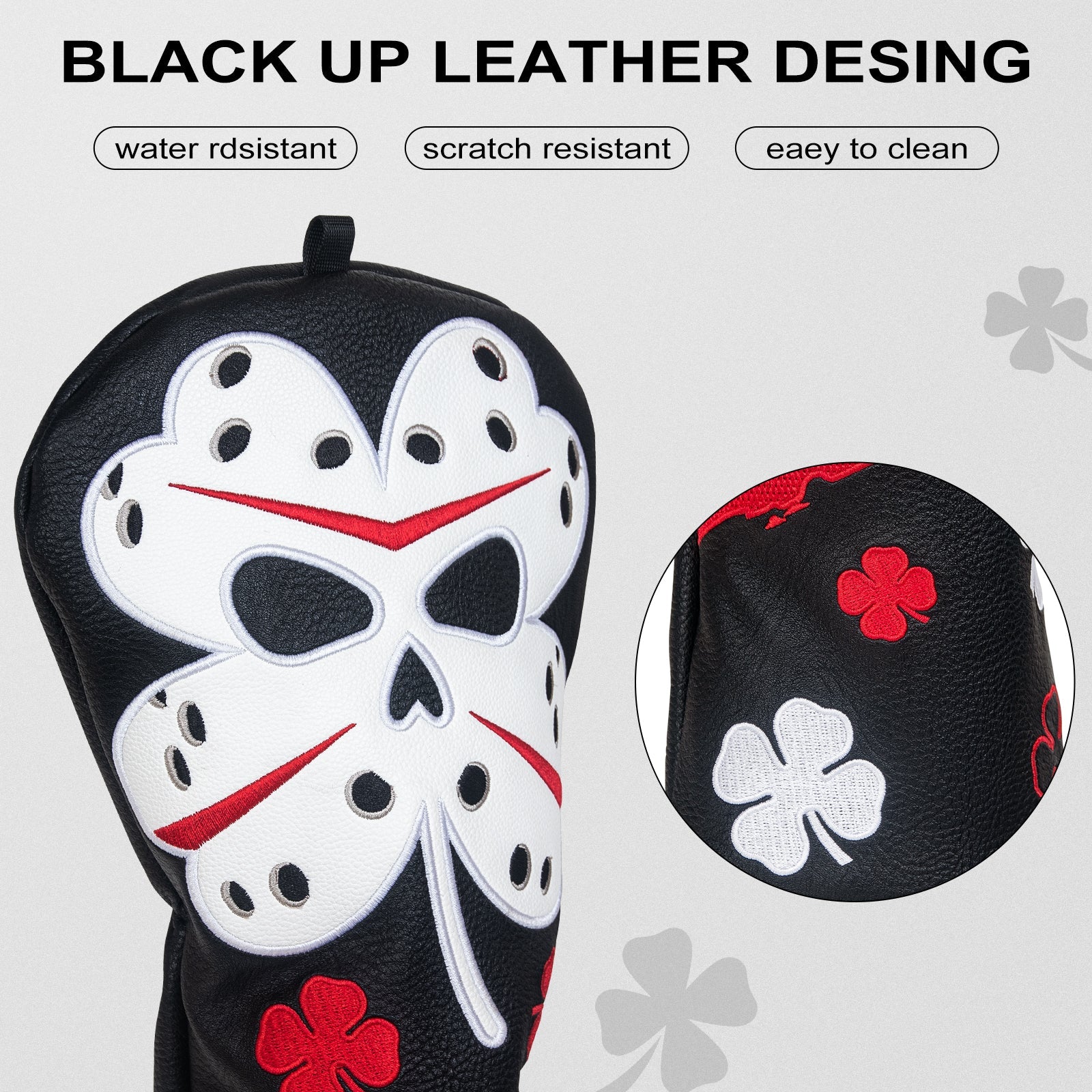 Skull Mask Driver Head Cover