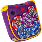 Purple Chips BIGWIN Embroidery Golf Headcover Sets