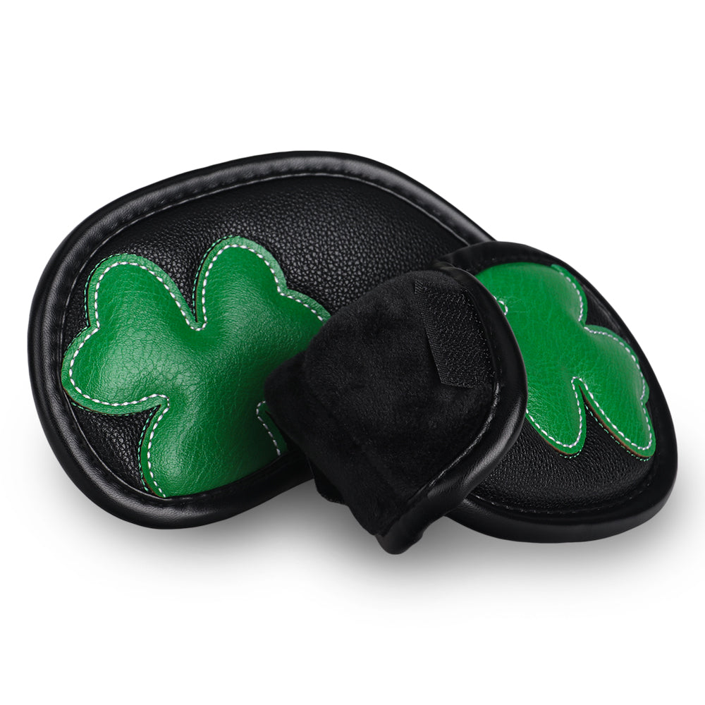 Green Clover Patch Iron Golf Head Cover
