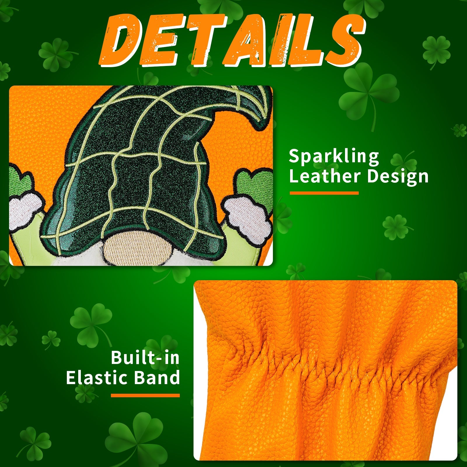 Orange Elf Driver Head Cover