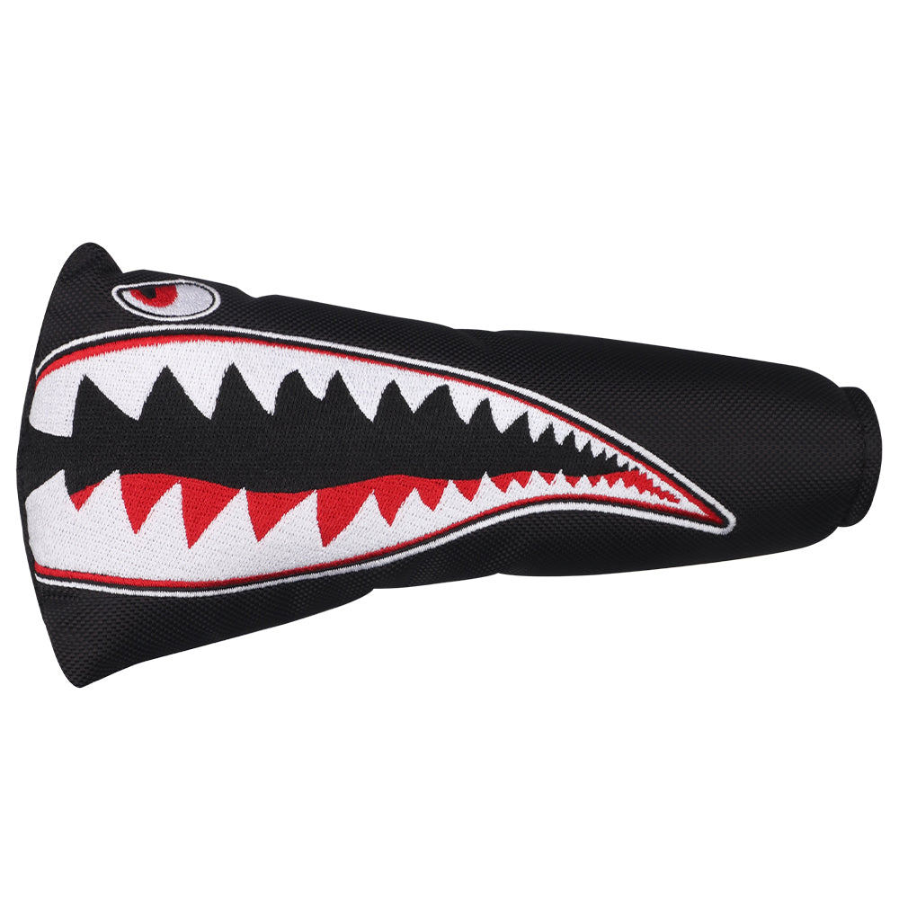 Black Oxford Shark Magnet Blade Putter Cover