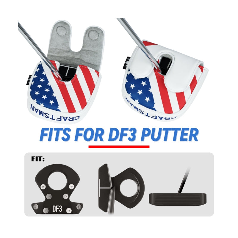 U.S. Flag LAB DF3 Magnetic Leather Putter Cover