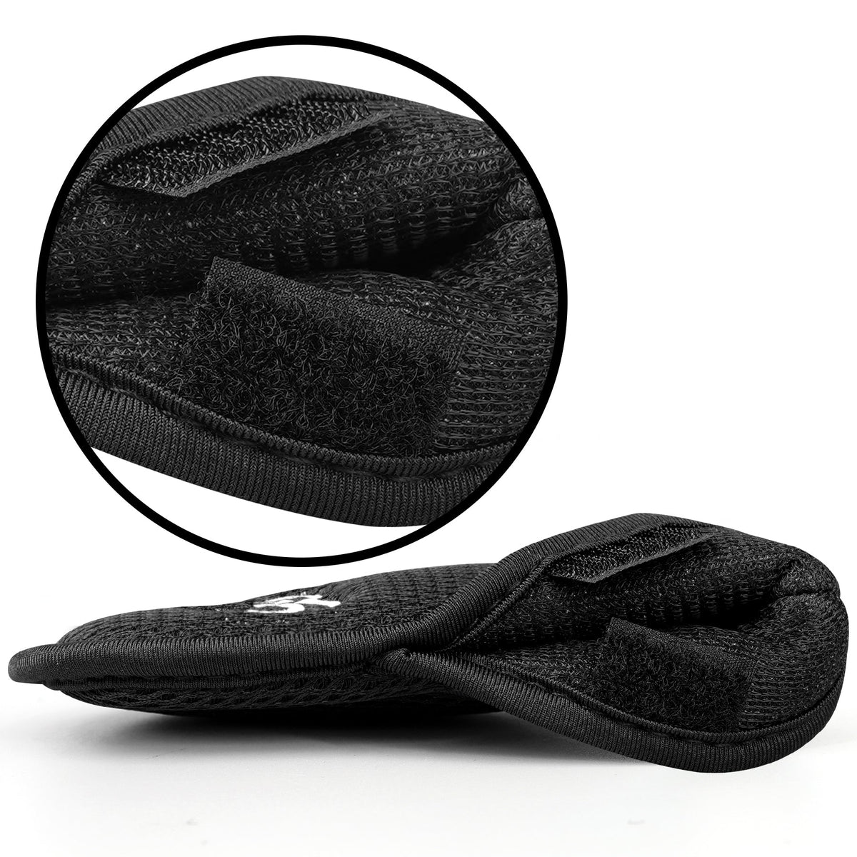 10 pcs/Set Black Meshy Golf Iron Head Covers